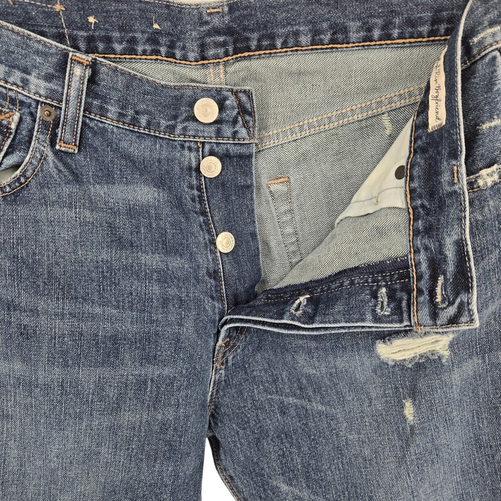 Denim & Supply Ralph Lauren Jeans Womens 28 High Rise Boyfriend Distressed Blue